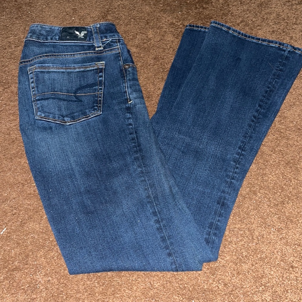 American Eagle dark wash jeans size 0